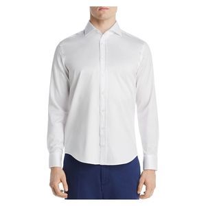 DYLAN GRAY Mens White Collared Button Down Shirt XL